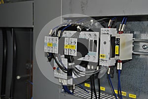 Switches in electrical cabinet