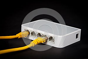 Switching hub box for internet network