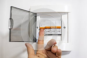 switching the panels in the network voltage