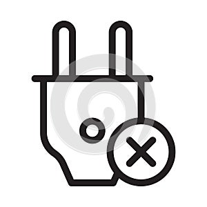 Swith vector thin    line icon photo