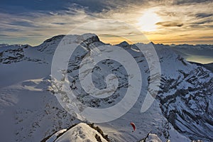 Switzerland Canton of Vaud Col de Pillon Glacier 3000, Diableret