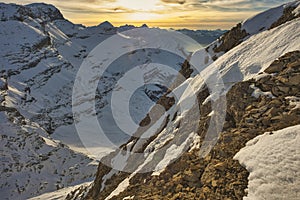 Switzerland Canton of Vaud Col de Pillon Glacier 3000, Diableret