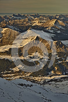 Switzerland Canton of Vaud Col de Pillon Glacier 3000, Diableret photo