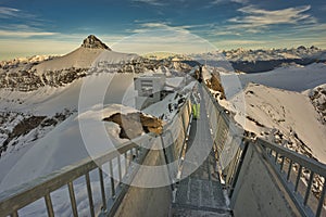 Switzerland Canton of Vaud Col de Pillon Glacier 3000, Diableret photo