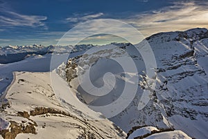 Switzerland Canton of Vaud Col de Pillon Glacier 3000, Diableret photo