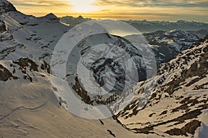 Switzerland Canton of Vaud Col de Pillon Glacier 3000, Diableret photo