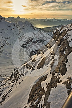 Switzerland Canton of Vaud Col de Pillon Glacier 3000, Diableret photo