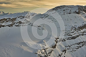 Switzerland Canton of Vaud Col de Pillon Glacier 3000, Diableret photo