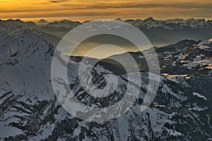 Switzerland Canton of Vaud Col de Pillon Glacier 3000, Diableret photo