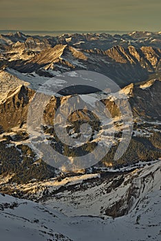 Switzerland Canton of Vaud Col de Pillon Glacier 3000, Diableret photo