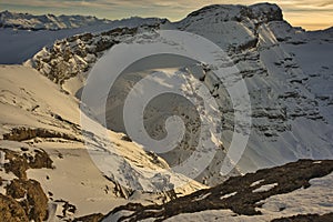 Switzerland Canton of Vaud Col de Pillon Glacier 3000, Diableret photo