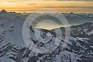 Switzerland Canton of Vaud Col de Pillon Glacier 3000, Diableret photo