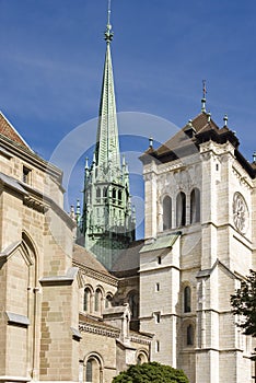 Switzerland Geneva The St. Pierre Cathedral