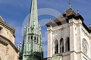 Switzerland Geneva The St. Pierre Cathedral