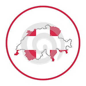 switzerland map icon