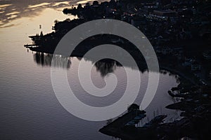 Switzerland : Reflections of Lake Geneva