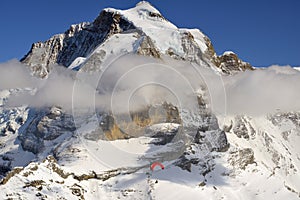 Switzerland Snow Capped Mountains of Interlaken