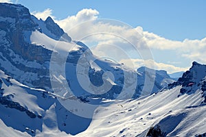 Switzerland Snow Capped Mountains of Interlaken