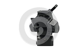 Swivel and Tilt Monitor Mount with Nato Clamp cut out on white background.