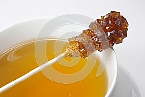 Swizzle stick and tea