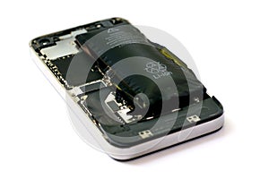 Swollen mobile phone battery