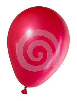Swollen red balloon photo