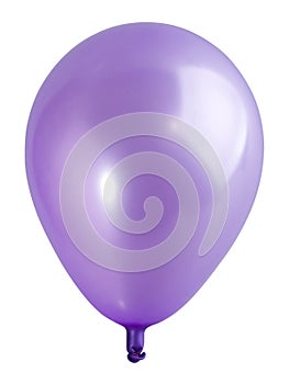 Swollen violet balloon photo