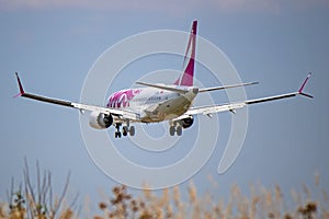 Swoop Boeing 737 MAX 8 Rear View