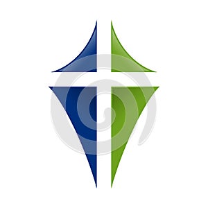 Sword Christian Cross Symbol Design