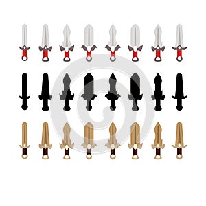 Sword icon for game design
