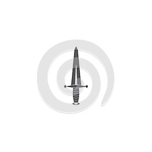 sword icon logo vector