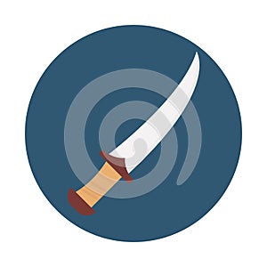 Sword Isolated Vector icon that can be easily modified or edited