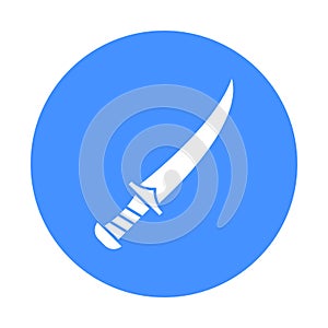 Sword Isolated Vector icon that can be easily modified or edited