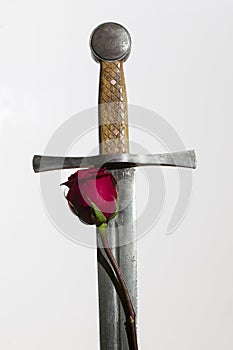 Sword and roses