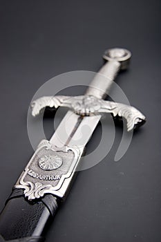 Sword in scabbard photo