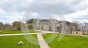 Swords Castle Is A Historic building That Is Located in Swords, Dublin, Ireland. Travel place landmark.