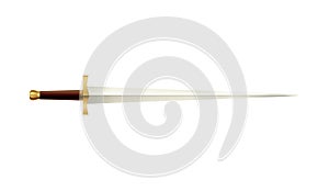 Thin Medieval Sword Composition