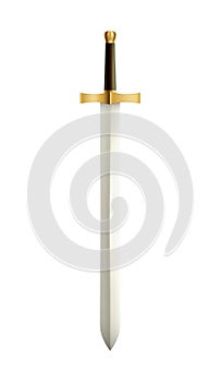 Medieval Warrior Sword Composition