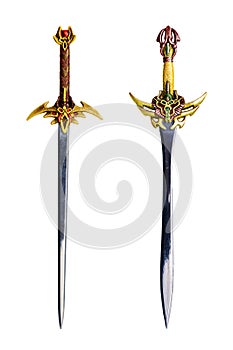 Swords isolated photo