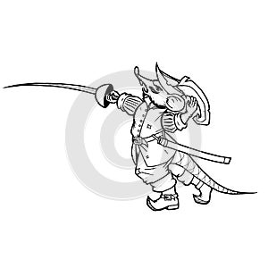 Swordsman mouse