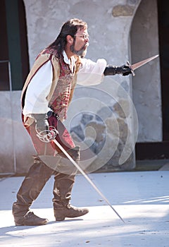 Swordsman With Sword and Dagger