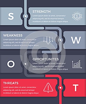 SWOT Analysis - Business Infographics