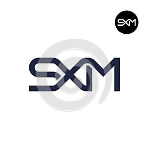 SXM Logo Letter Monogram Design