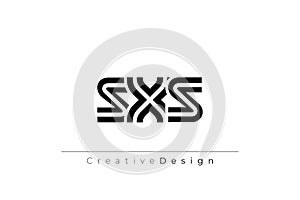 SXS Creative Unique Modern Letter Logo Design