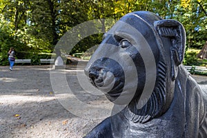 Sybil Temple or Diana Temple in Lazienki Park in Warsaw city, Poland