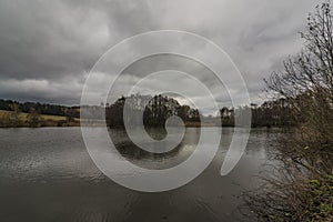 Sychrov pond near Horni Studenky village