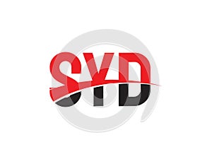 SYD Letter Initial Logo Design Vector Illustration photo