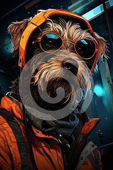 Syd Mead Cyber Canine: Glen of Imaal Terrier photo