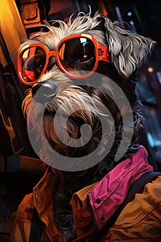 Syd Mead Cyber Canine: Glen of Imaal Terrier photo