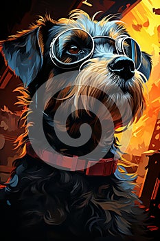 Syd Mead Cyber Canine: Glen of Imaal Terrier photo